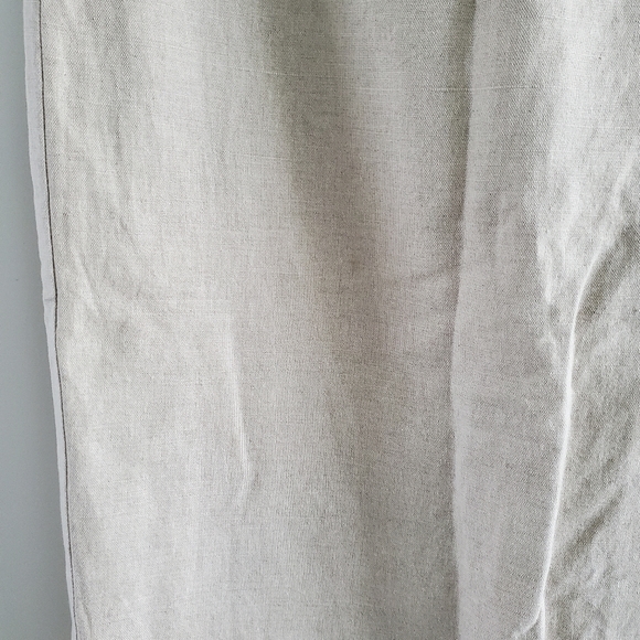 Marks & Spencer Linen Midi Pencil Skirt with Buttons - Picture 8 of 13